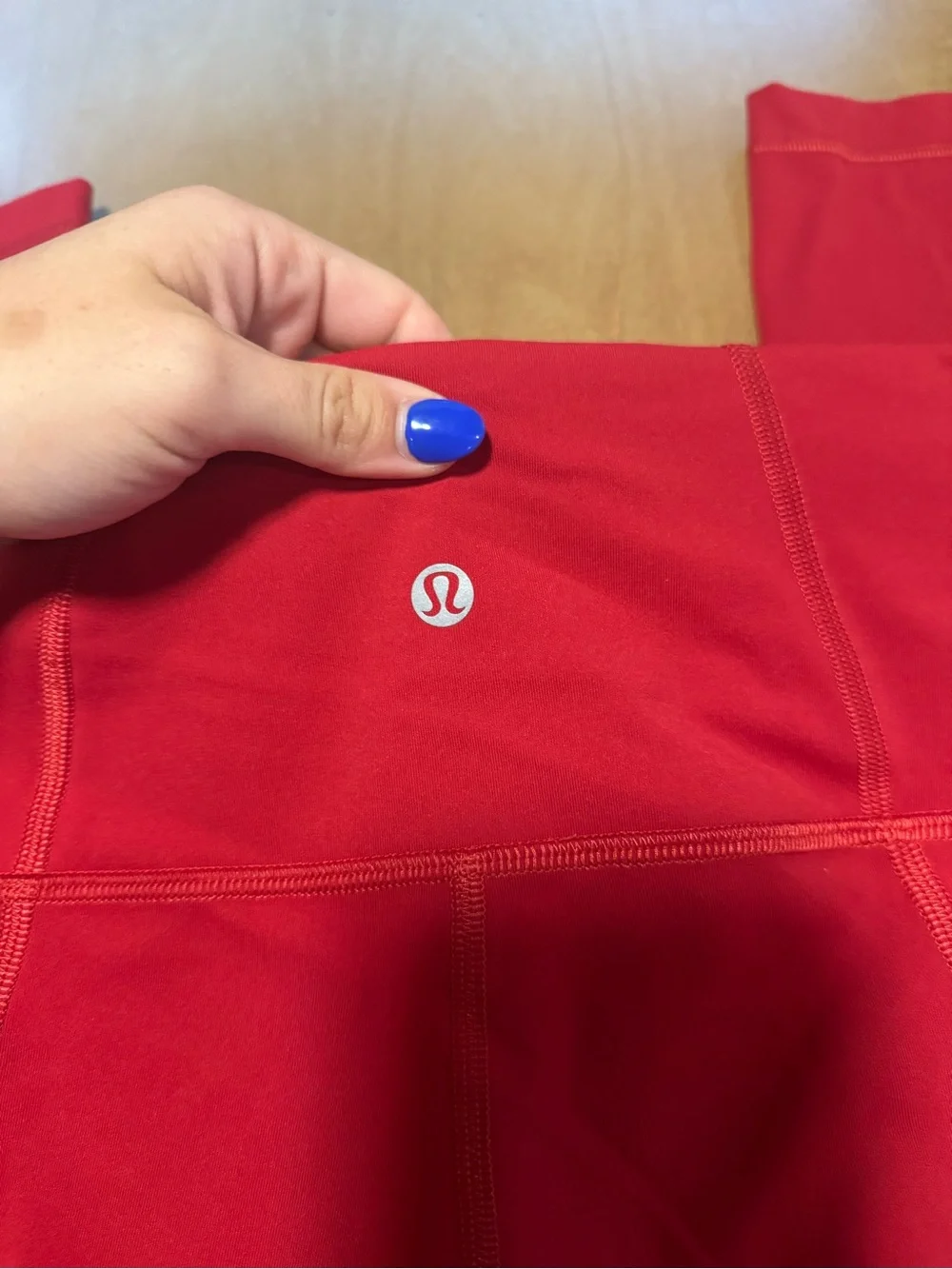 lululemon athletica Red Performance Leggings